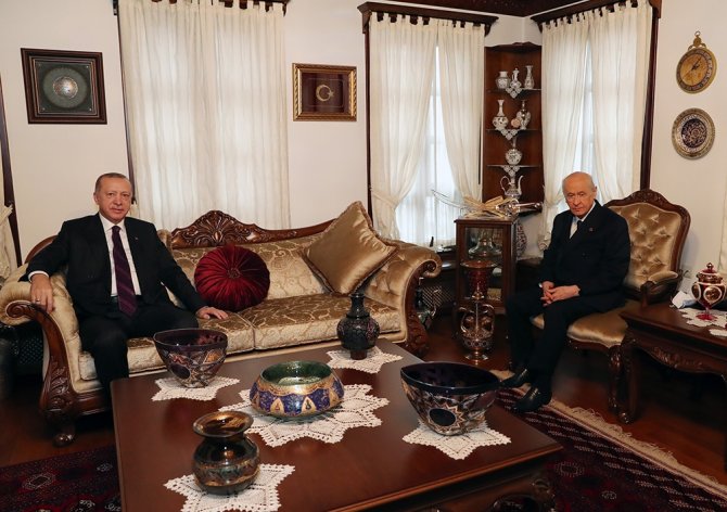 Cumhurbaşkanı Recep Tayyip Erdoğan, Mhp Genel Başkanı Devlet Bahçeli’yi Ziyaret Ediyor