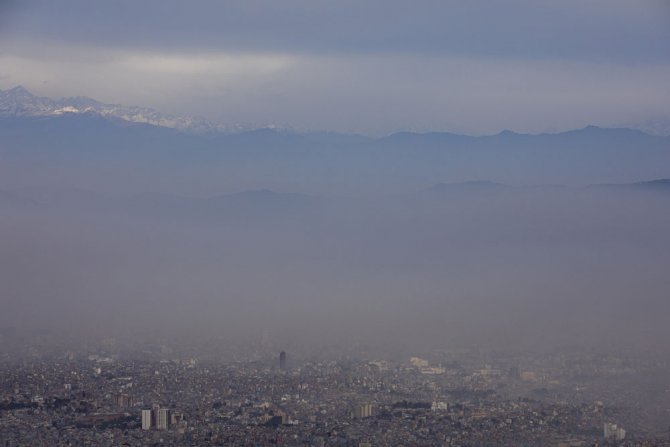 Katmandu’da Hava Kalitesi Tehlikeli Seviyede