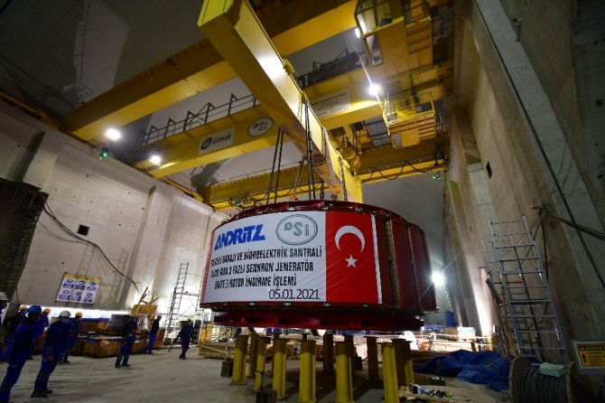 Yusufeli Barajında Son 7 Metreye Girildi