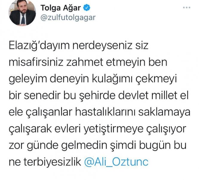 Chp Genel Başkan Yardımcısı Öztunç’a “Kulak Çekme” Tepkisi