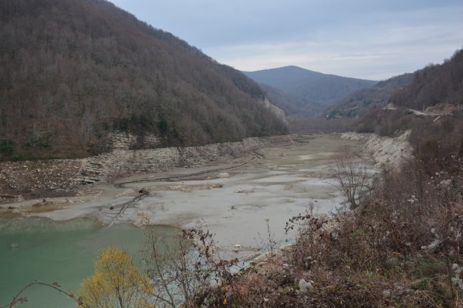 Sinop’un İçme Suyu Barajından Korkutan Görüntü