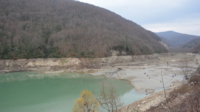 Sinop’un İçme Suyu Barajından Korkutan Görüntü