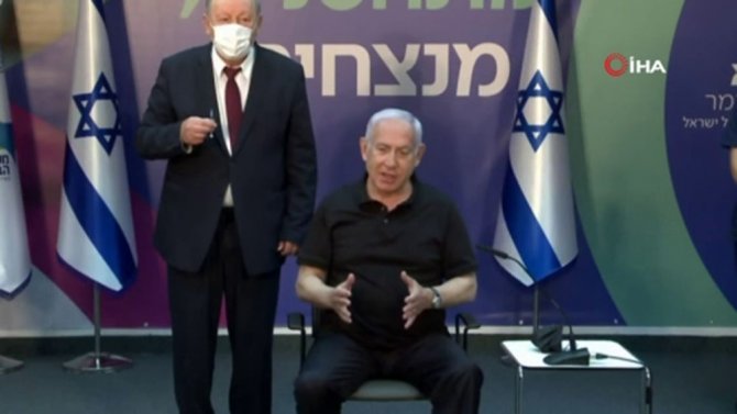 İsrail Başbakanı Netanyahu, Covid-19 Aşısının İkinci Dozunu Yaptırdı