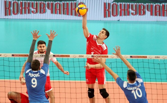 A Milli Erkek Voleybol Takımı, Avrupa Şampiyonası Elemeleri’ne Galibiyetle Başladı