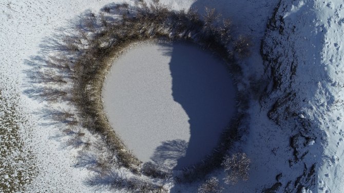 Sibirya Soğukları Etkili Oldu, Göller Adeta Kayboldu