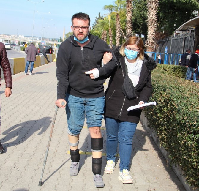 Antalya’da "Asansörde Yük Taşımayın" Uyarısı Yapan Gaziye Baba Oğuldan Darp