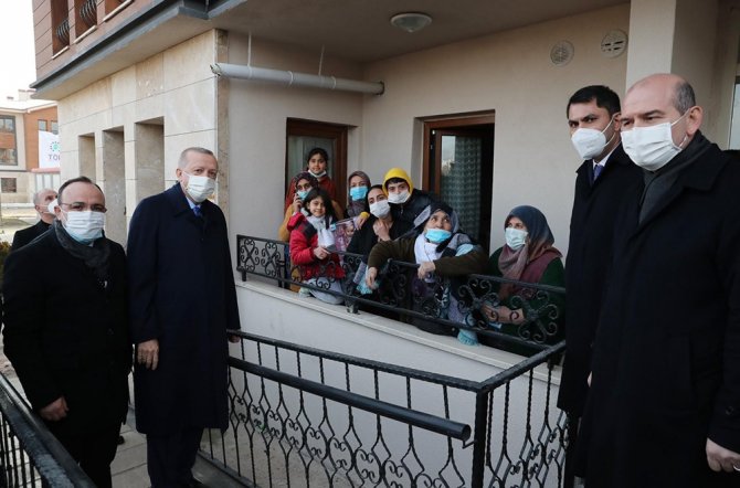Cumhurbaşkanı Erdoğan’dan Ev Ziyareti