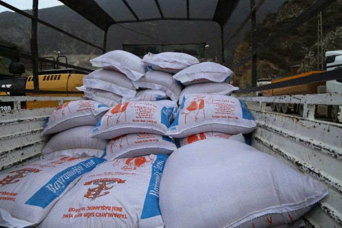 Artvinli Boğacılara Yem Desteği