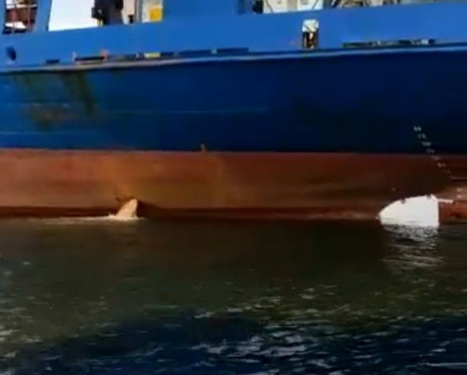 Kktc’den Akdeniz’i Kirleten Gemiye 25 Bin Lira Para Cezası