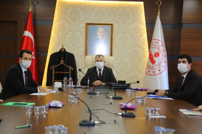 Artvin’de Korona Virüs Tedbirleri Görüşüldü