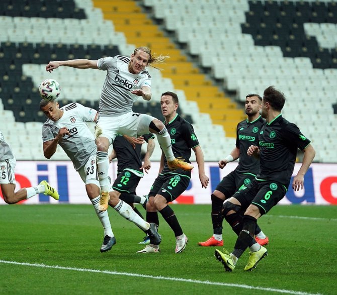 Süper Lig: Beşiktaş: 1 - İh. Konyaspor: 0 (Maç Sonucu)