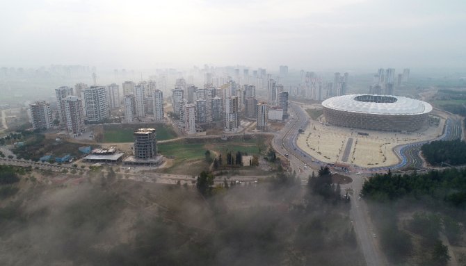 Adana’daki Sis Denizi Hayran Bıraktı