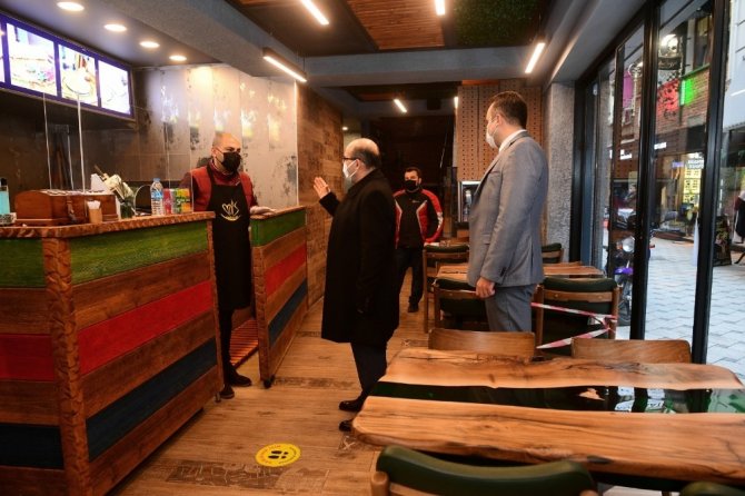 Vali Ustaoğlu Korona Virüs Denetiminde