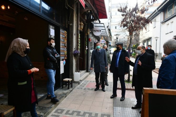 Vali Ustaoğlu Korona Virüs Denetiminde