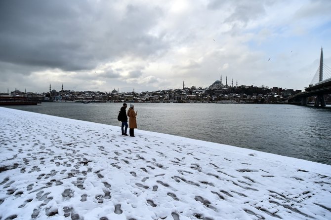 İstanbul Beyaza Büründü, Kartpostallık Manzaralar Oluştu