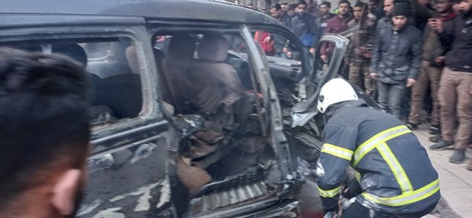 El Bab’da Araç İçinde Patlama: 1 Ölü, 5 Yaralı