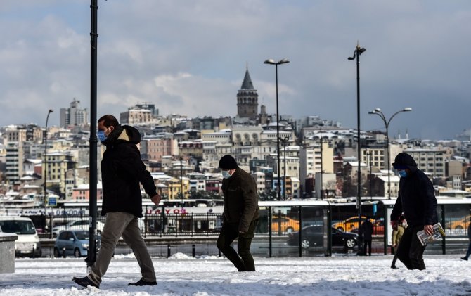 Fotoğraflarla İstanbul’da Kar Esareti
