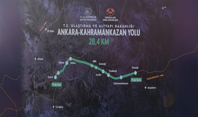 "Nallıhan-ankara Arasında Sağlıklı Güvenli Bir Şekilde Bitirip Ankaralıların Hizmetine Sunacağız”