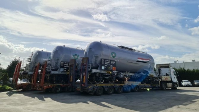 Irak Petrolünü Dünyaya Cryocan Firmasının Ürettiği Vagon Tanklar Taşıyacak