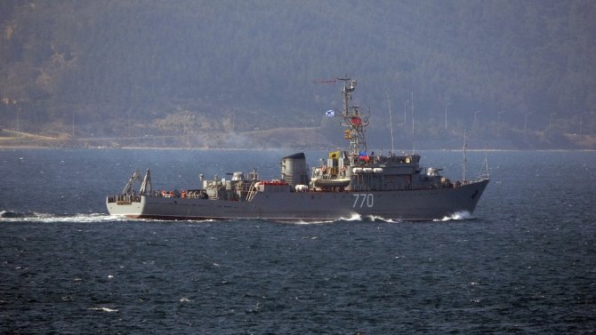 Rus Savaş Gemisi ‘Valentin Pikul’ Çanakkale Boğazı’ndan Geçti