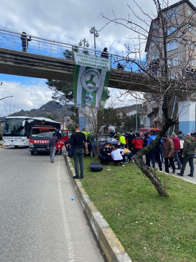 Giresun’da Trafik Kazası: 1 Ölü, 4 Yaralı