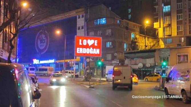 Gaziosmanpaşa Belediyesi’nden ’Stop Erdoğan’a Yanıt: ’Love Erdoğan