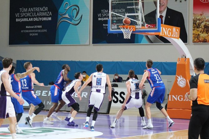 Basketbol Süper Ligi: Hdı Sigorta Afyon Belediyespor: 103 - Anadolu Efes: 85