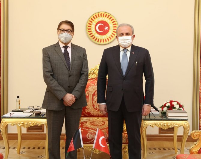 Mustafa Şentop, Afganistan Tarım, Sulama Ve Hayvancılık Bakanı Anwar-ul Haq Ahady İle Görüştü