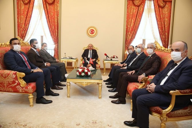 Mustafa Şentop, Afganistan Tarım, Sulama Ve Hayvancılık Bakanı Anwar-ul Haq Ahady İle Görüştü