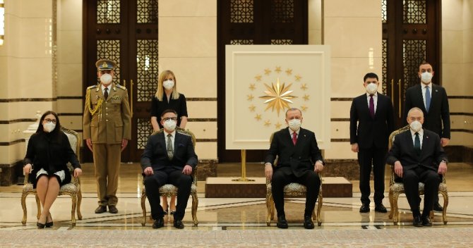 Cumhurbaşkanı Erdoğan, Romanya Büyükelçisini Kabul Etti