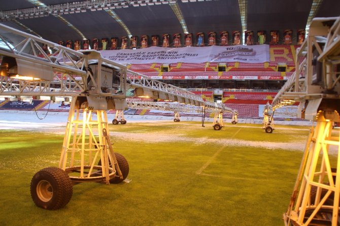 Kadir Has Stadı, Galatasaray Maçına Hazırlanıyor