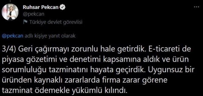 Bakan Pekcan: “Ürünlerin Piyasaya Arz Edilmesine İlişkin Pek Çok Önemli Yenilik Getirilmiş Olduk”