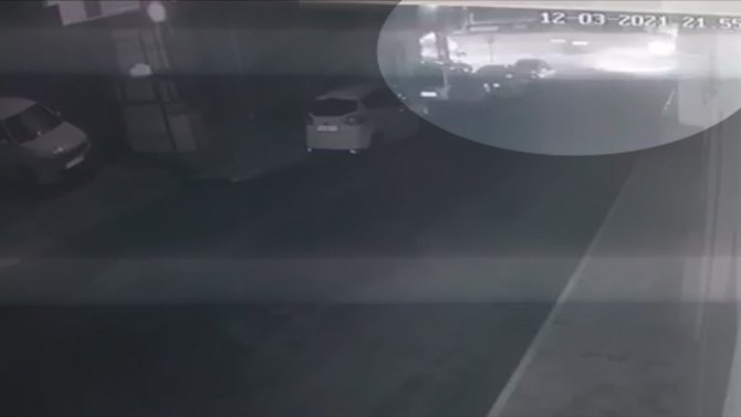 Giresun’da Motosiklet Kazası Güvenlik Kameralarına Yansıdı