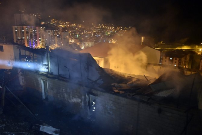 Gümüşhane’de Ev Yangını