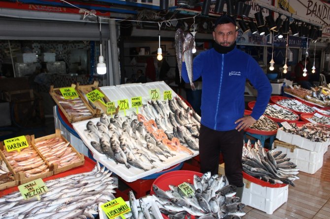Balık Tezgâhlarında Balık Bolluğu
