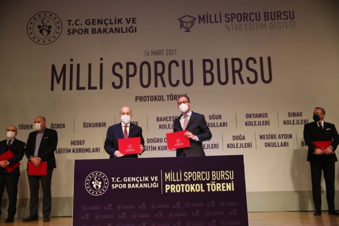 Milli Sporculara Yüzde 100 Burs Desteği