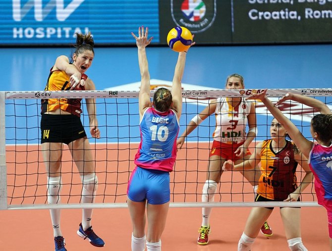Galatasaray, Kadınlar Cev Kupası Finali Rövanşında Saugella Monza’ya İki Set Verdi Ve Kupada İkinci Oldu