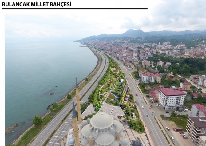 Doğu Karadeniz’in En Uzun Millet Bahçesi’nde Sona Yaklaşıldı