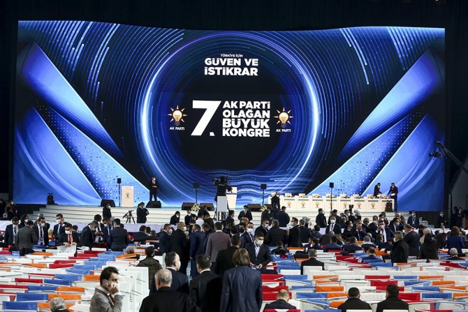 Ak Parti 7. Olağan Büyük Kongresi, Ankara Arena’da Başladı