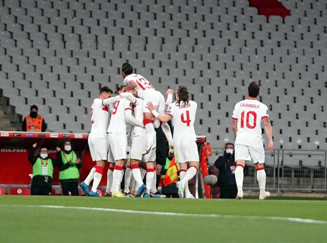 2022 Fıfa Dünya Kupası Avrupa Elemeleri: Türkiye: 1 - Hollanda: 0 (Maç Devam Ediyor)