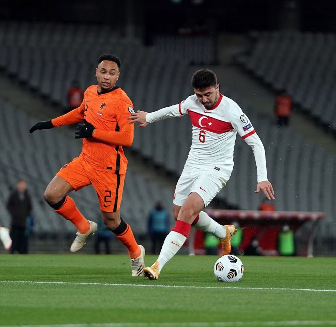 2022 Fıfa Dünya Kupası Elemeleri: Türkiye: 2 - Hollanda: 0 (İlk Yarı)