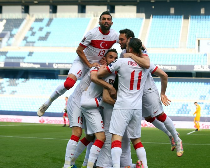 2022 Fıfa Dünya Kupası Elemeleri: Norveç: 0 - Türkiye: 2 (İlk Yarı)