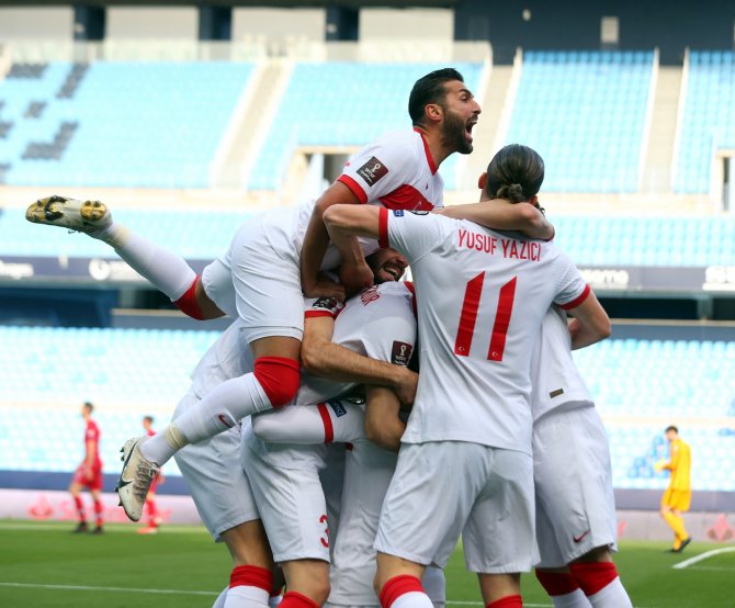 2022 Fıfa Dünya Kupası Elemeleri: Norveç: 0 - Türkiye: 2 (İlk Yarı)