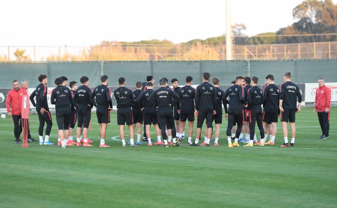 Ümit Milli Futbol Takım, Sırbistan Maçının Hazırlıklarına Devam Ediyor