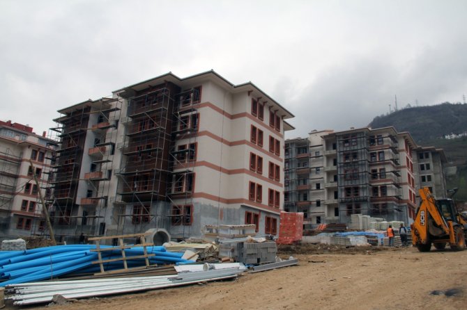 Giresun’un Dereli İlçesinde Selden Zarar Gören Afetzedeler İçin Konut Yapım Çalışmalarında Sona Gelindi