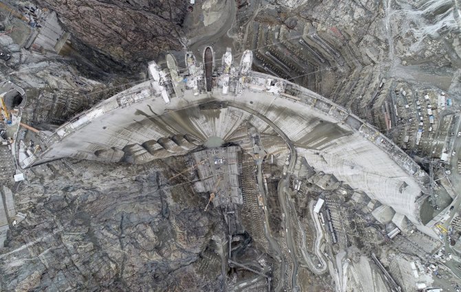 Yusufeli Barajının Son Hali Paylaşıldı