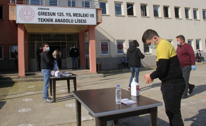 Kırmızı Risk Grubunda Bulunan Giresun’da Sınav Heyecanı