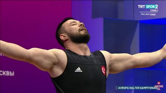 Daniyar Ismailov, Avrupa Halter Şampiyonası’nda Altın Madalyayı Rekorla Kazandı