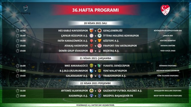 Denizlispor, Süper Lig’de 35-39. Hafta Programları Açıklandı