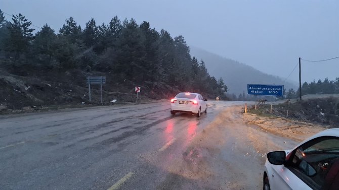 Karabük’te Nisan Ayında Kar Sürprizi